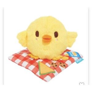 Bark Box XS/S/M- "Picnic In The Bark" Plush Dog Toy Squeaky Crinkle Chick Puppy